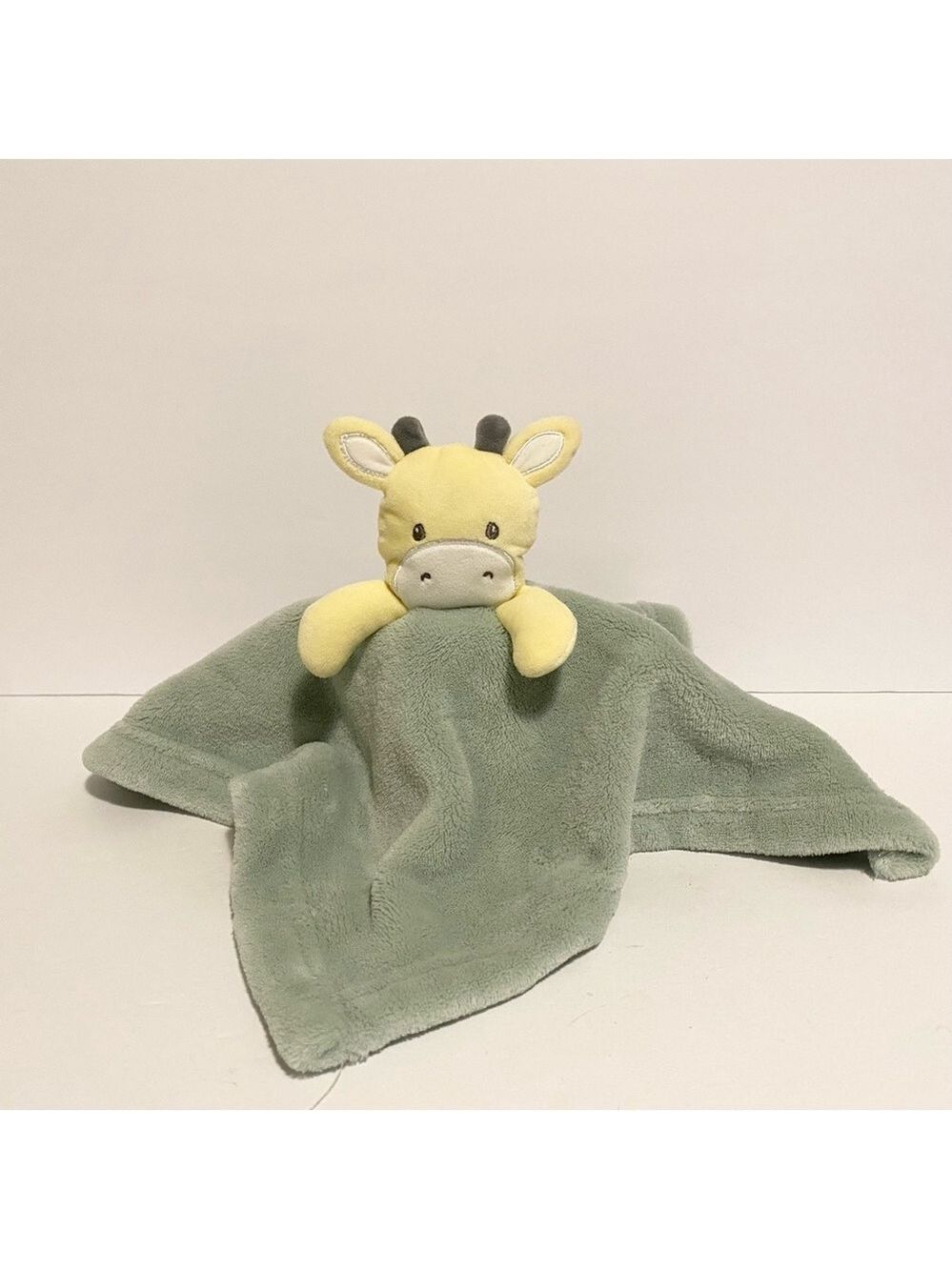 Kyle Deena Lovey Cow Giraffe Blue Yellow Plush Security Blanket Plush Toy
